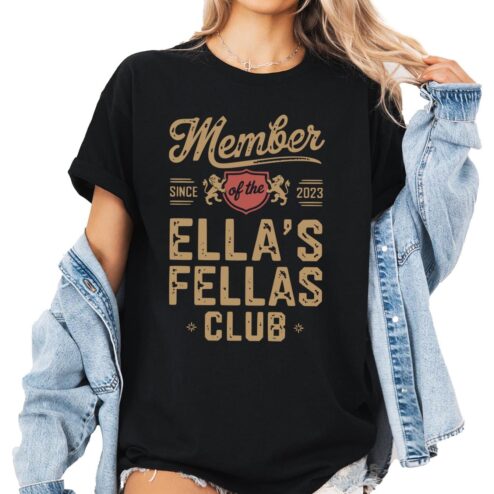 Vintage Ella's Fellas Club T-Shirt | Retro Country Concert Tee