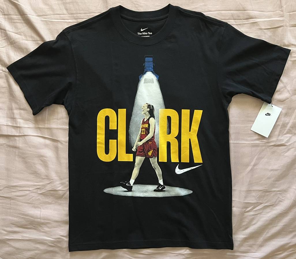 Caitlin Clark Spotlight Basketball Graphic T-Shirt