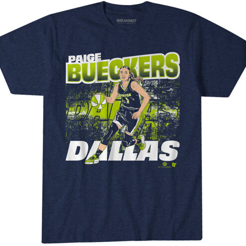 Paige Bueckers Dallas Vintage Graphic Tee | Women's Basketball Shirt