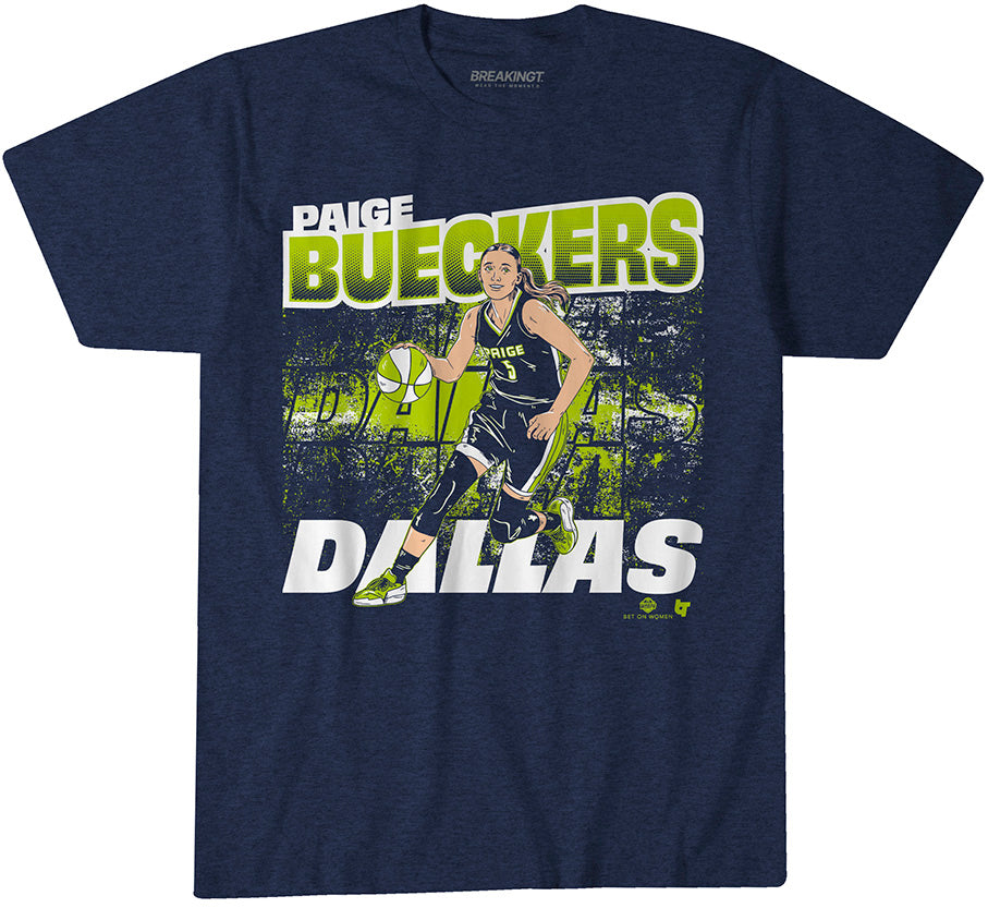 Paige Bueckers Dallas Vintage Graphic Tee | Women's Basketball Shirt