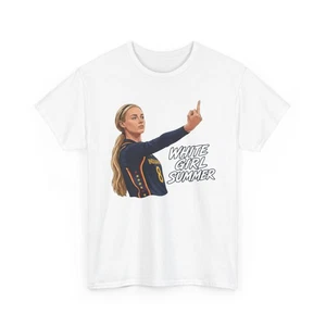 White Girl Summer Graphic T-Shirt | Sassy Women's Basketball Meme Tee