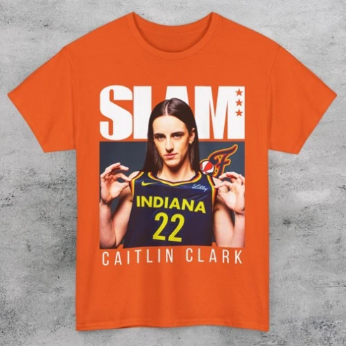 Caitlin Clark SLAM Cover T-Shirt | Indiana Fever Graphic Tee