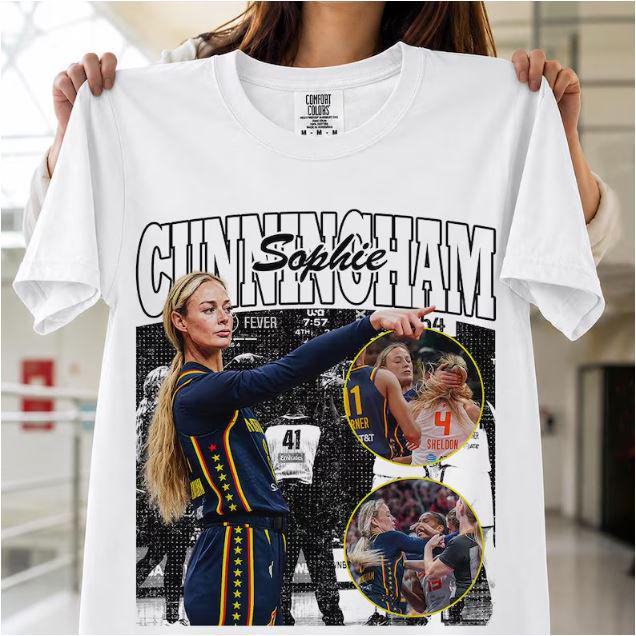 Sophie Cunningham Basketball Shirt, Comfort Colors POINTING Meme Graphic Tee, Sophie Cunningham Fan Gift