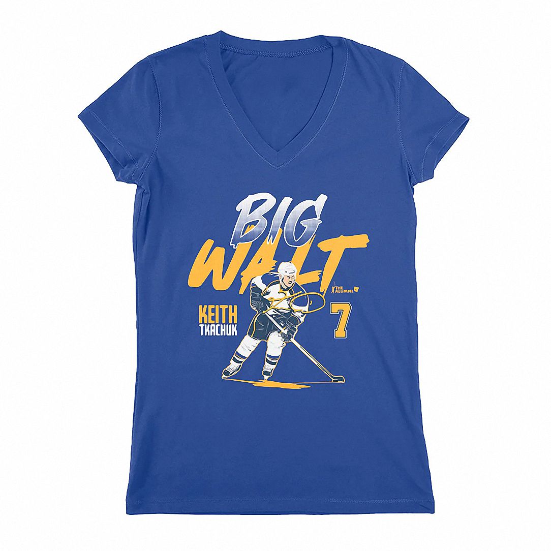 Big Walt Keith Tkachuk Women's V-Neck - Retro Hockey Shirt