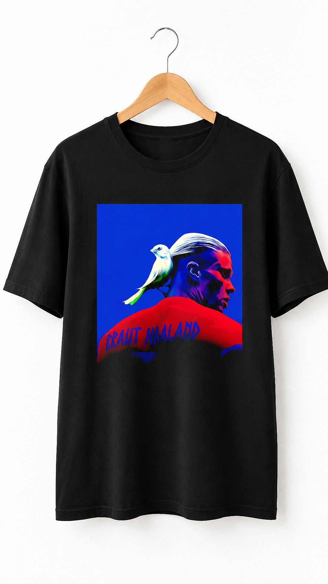 Braut Haaland Graphic Art T-Shirt | Norway 2026 Soccer Fan Tee
