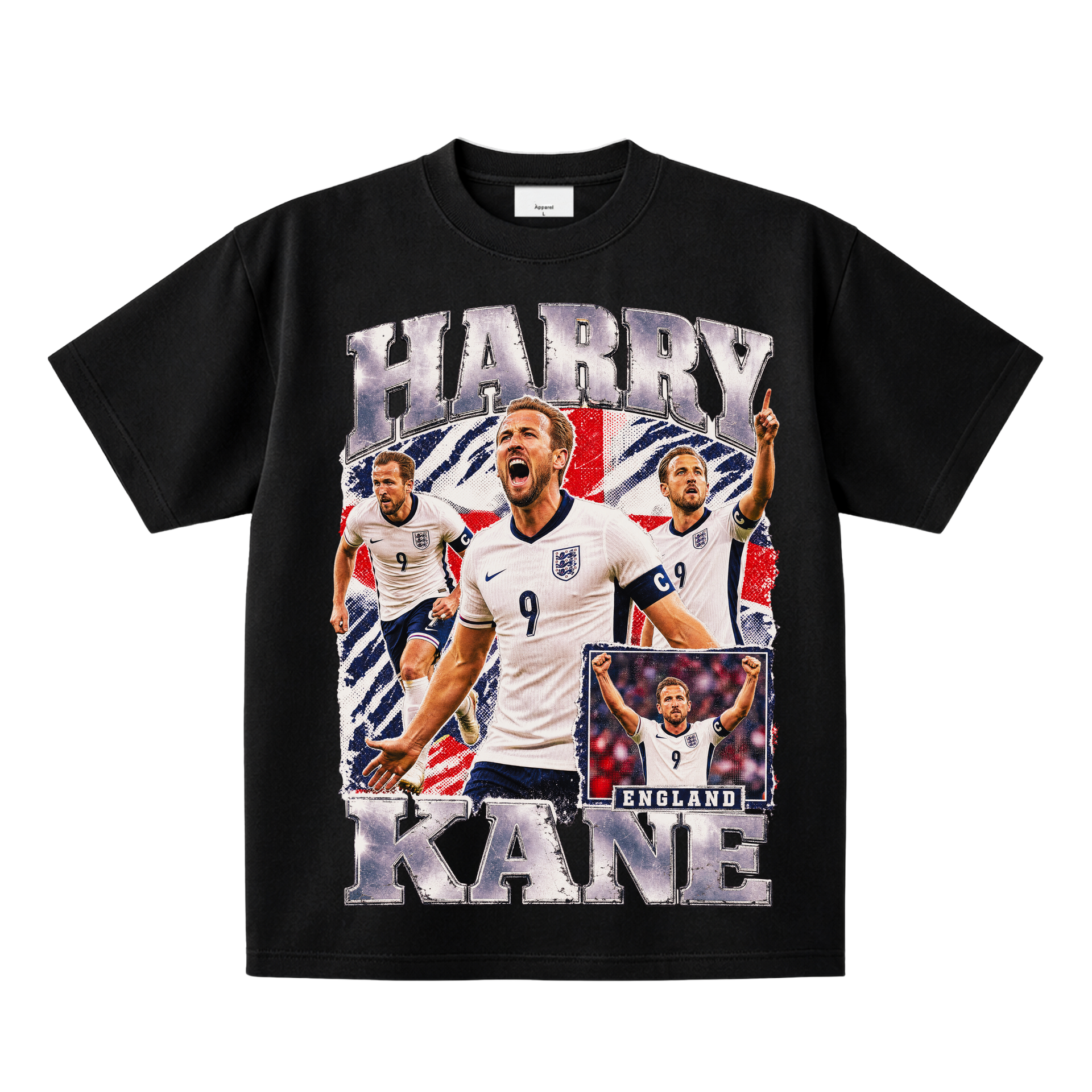 Harry Kane Vintage Bootleg T-Shirt | England Soccer Tee