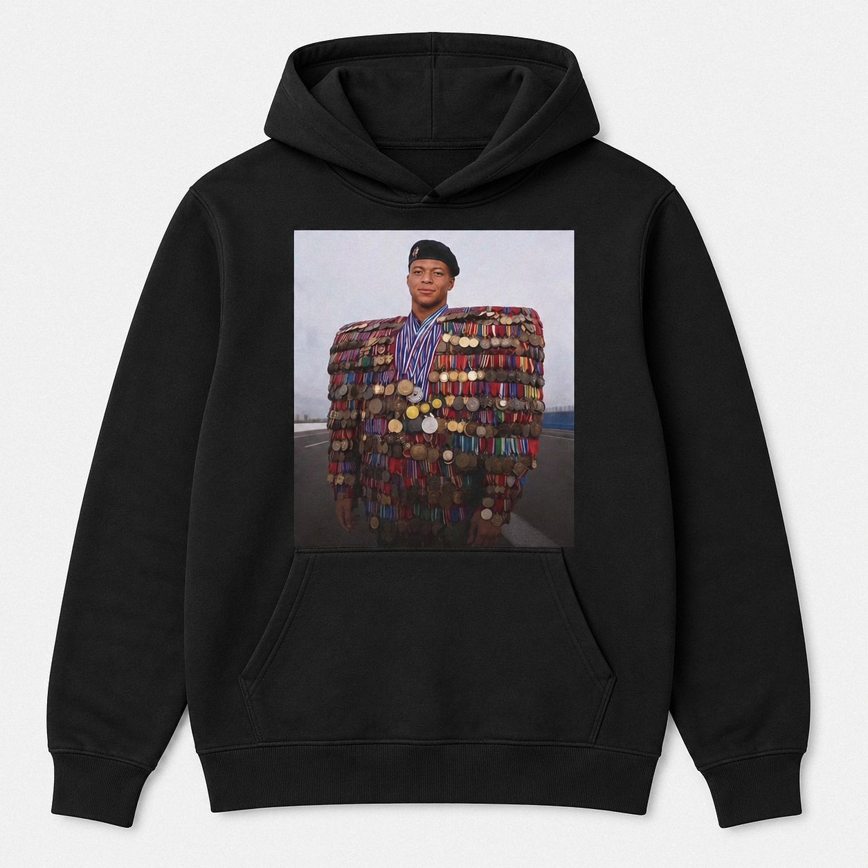 Kylian Mbappé Medals Meme Hoodie - 2026 World Cup Soccer Graphic