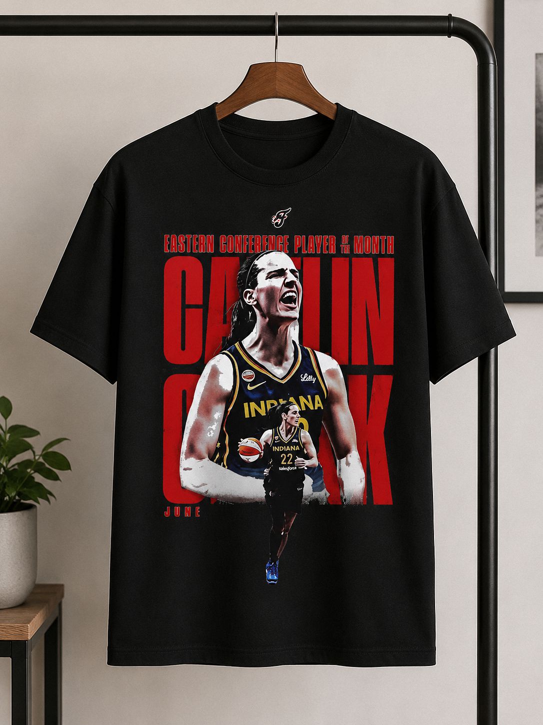 Caitlin Clark June Player of the Month Vintage Graphic Tee
