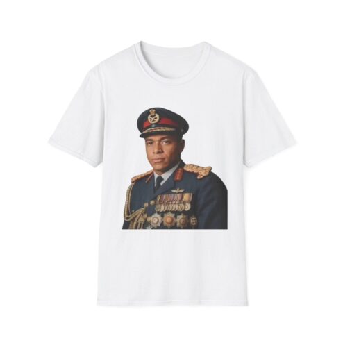 Vintage Military General Portrait T-Shirt | Historical Men's Tee