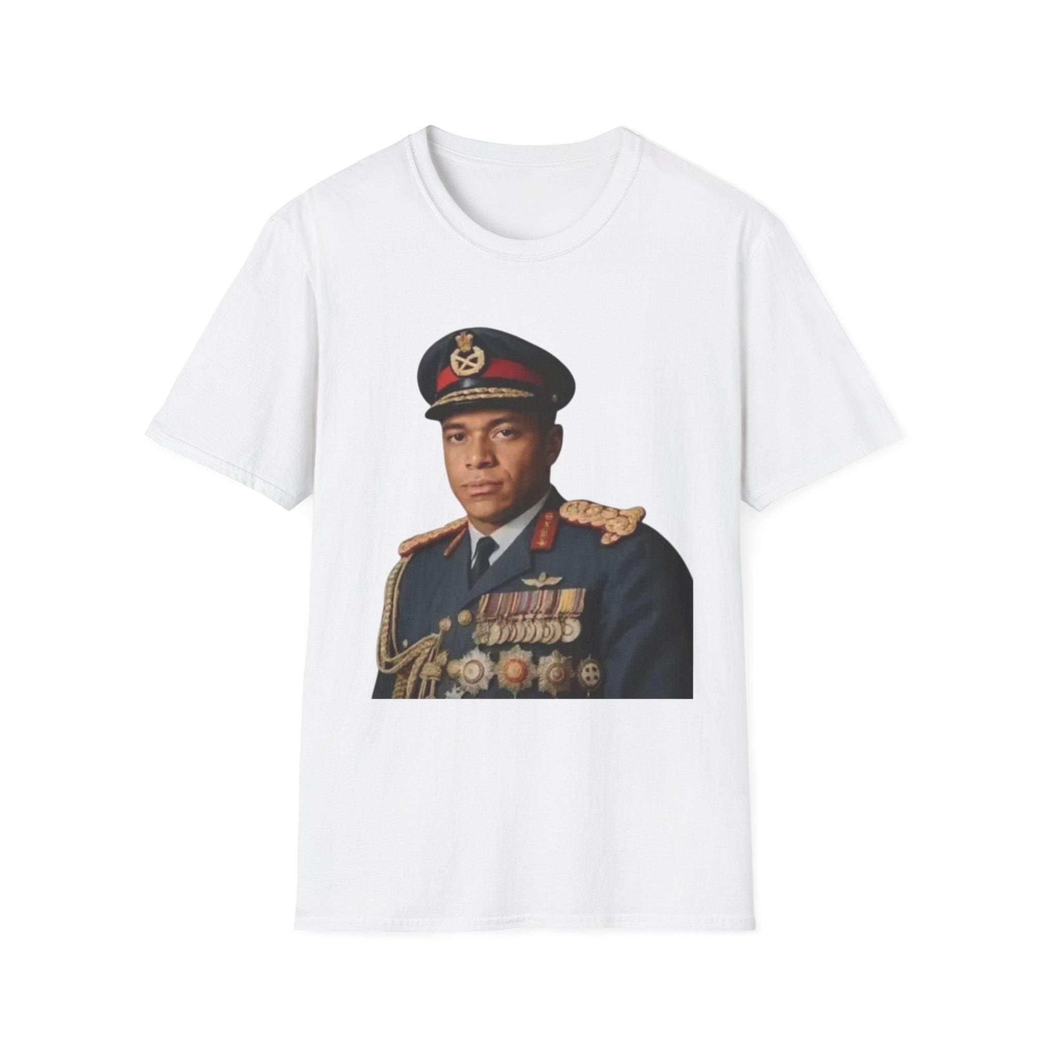 Vintage Military General Portrait T-Shirt | Historical Men's Tee