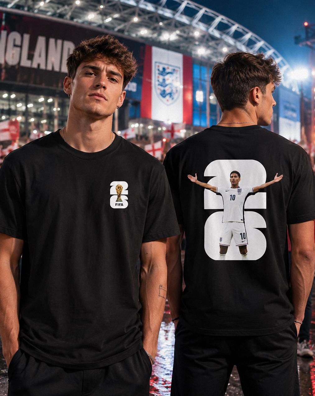 Jude Bellingham 2026 World Cup Graphic Tee | England #10