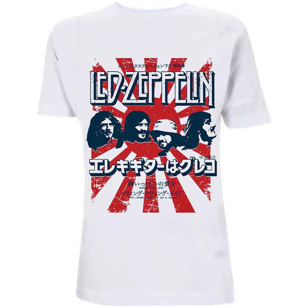 70s Classic Rock Japanese Tour Graphic Tee - Vintage Band Shirt