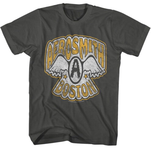 Aerosmith Boston T-Shirt | Vintage Distressed Rock Band Tee