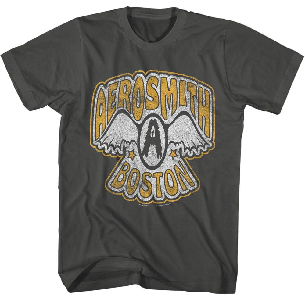 Aerosmith Boston T-Shirt | Vintage Distressed Rock Band Tee