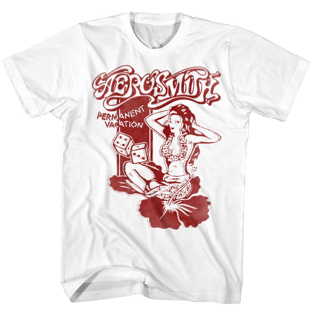 Vintage Aerosmith Permanent Vacation White Graphic T-Shirt