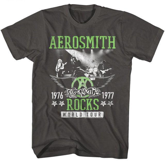 Vintage Aerosmith Rocks World Tour 1976-1977 Graphic Tee