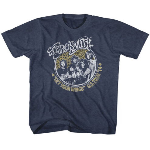 Aerosmith 'Get Your Wings' U.S. Tour '74 Vintage Band T-Shirt
