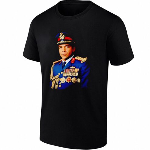 Custom Military Portrait Hoodie - Vintage War General Gift