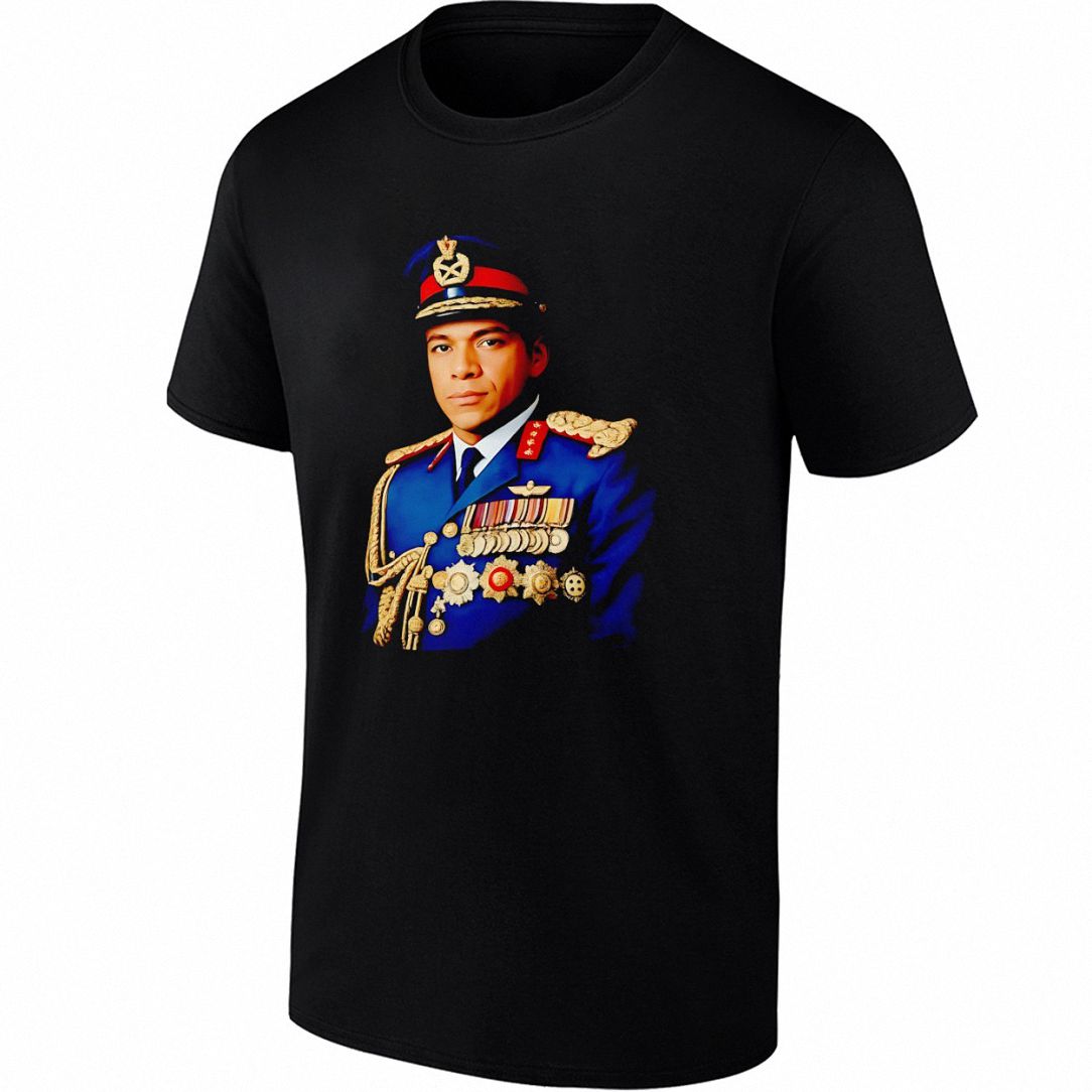 Custom Military Portrait Hoodie - Vintage War General Gift