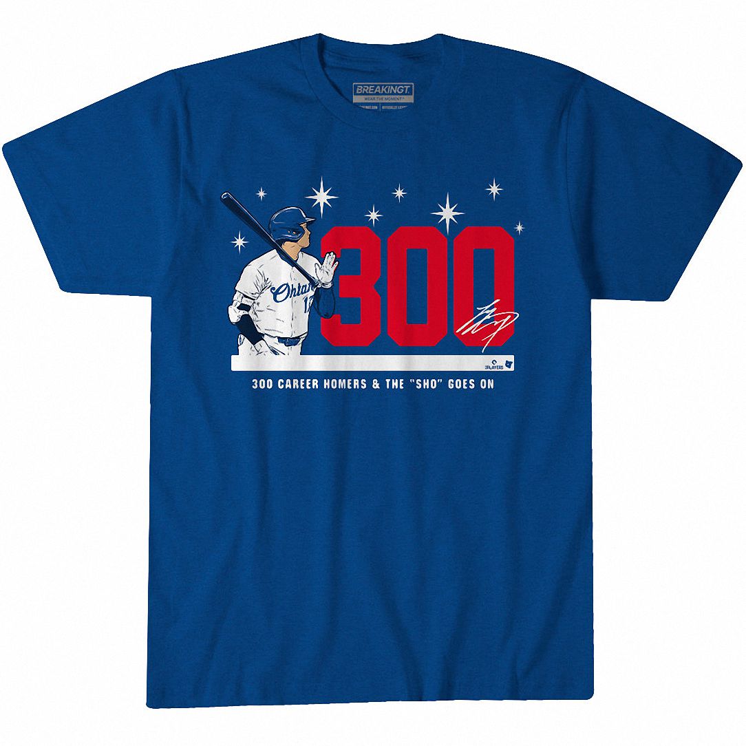 Shohei Ohtani 300 Career Homers Hoodie | LA Dodgers Milestone