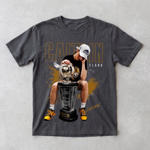 Vintage Clark Basketball Champion Graphic Tee - Retro Hoops Shirt