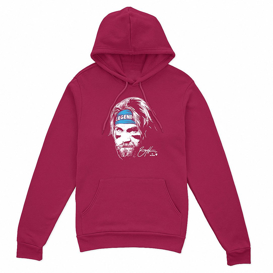 Legend Headband Athlete Graphic Hoodie | Bold Magenta Sports Pullover