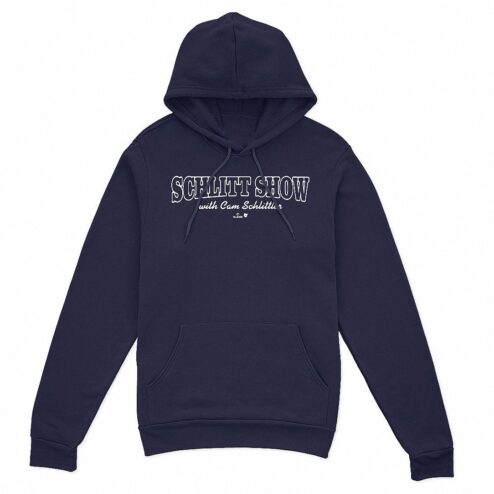 The Schlitt Show Cam Schlittler Baseball Fan Navy Hoodie
