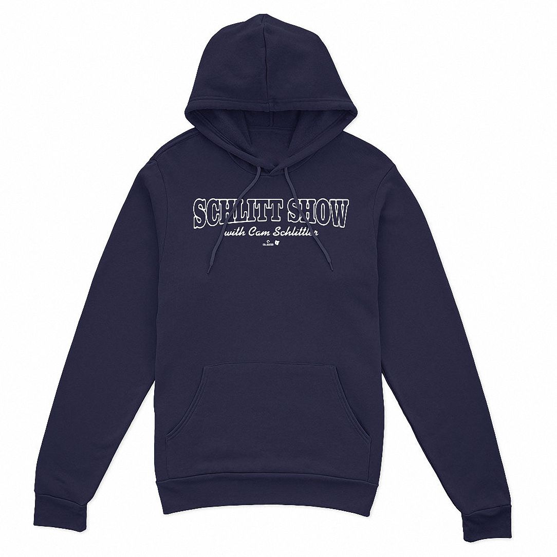 The Schlitt Show Cam Schlittler Baseball Fan Navy Hoodie
