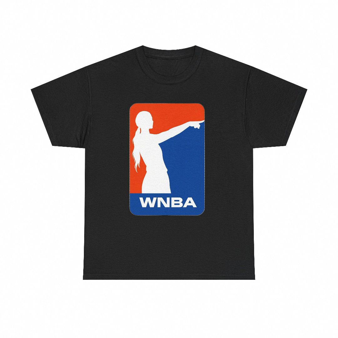 Sophie Cunningham Pointing Meme Tee - Funny WNBA Logo Parody Shirt
