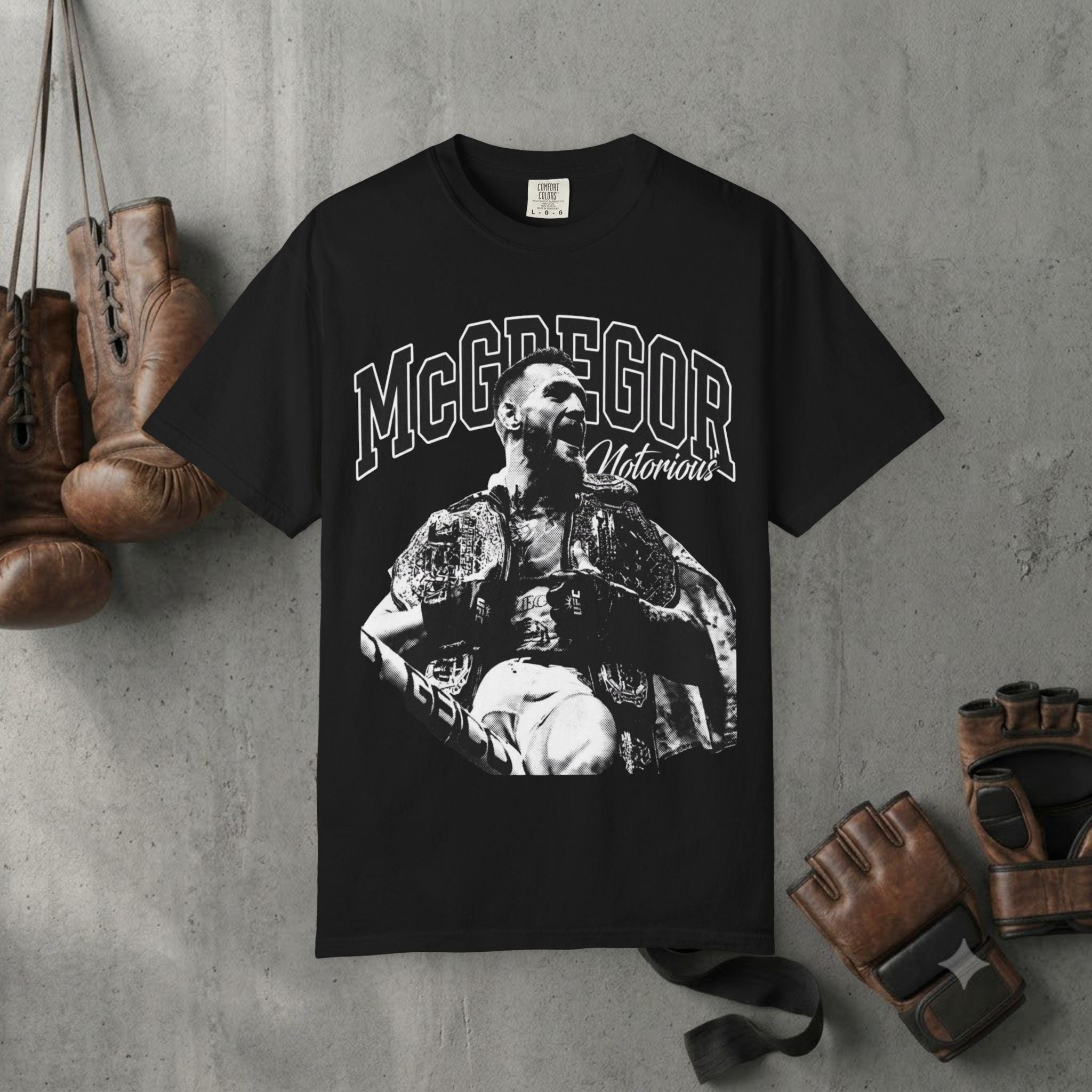 Conor McGregor Notorious Vintage Bootleg Graphic Tee