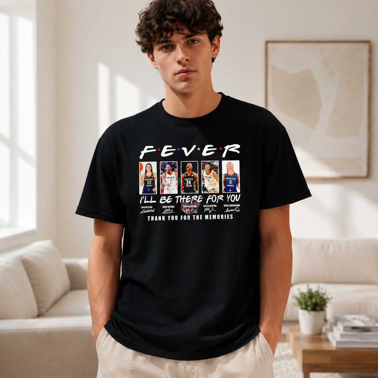 Indiana Fever Friends Parody Shirt - Caitlin Clark WNBA Fan Tee