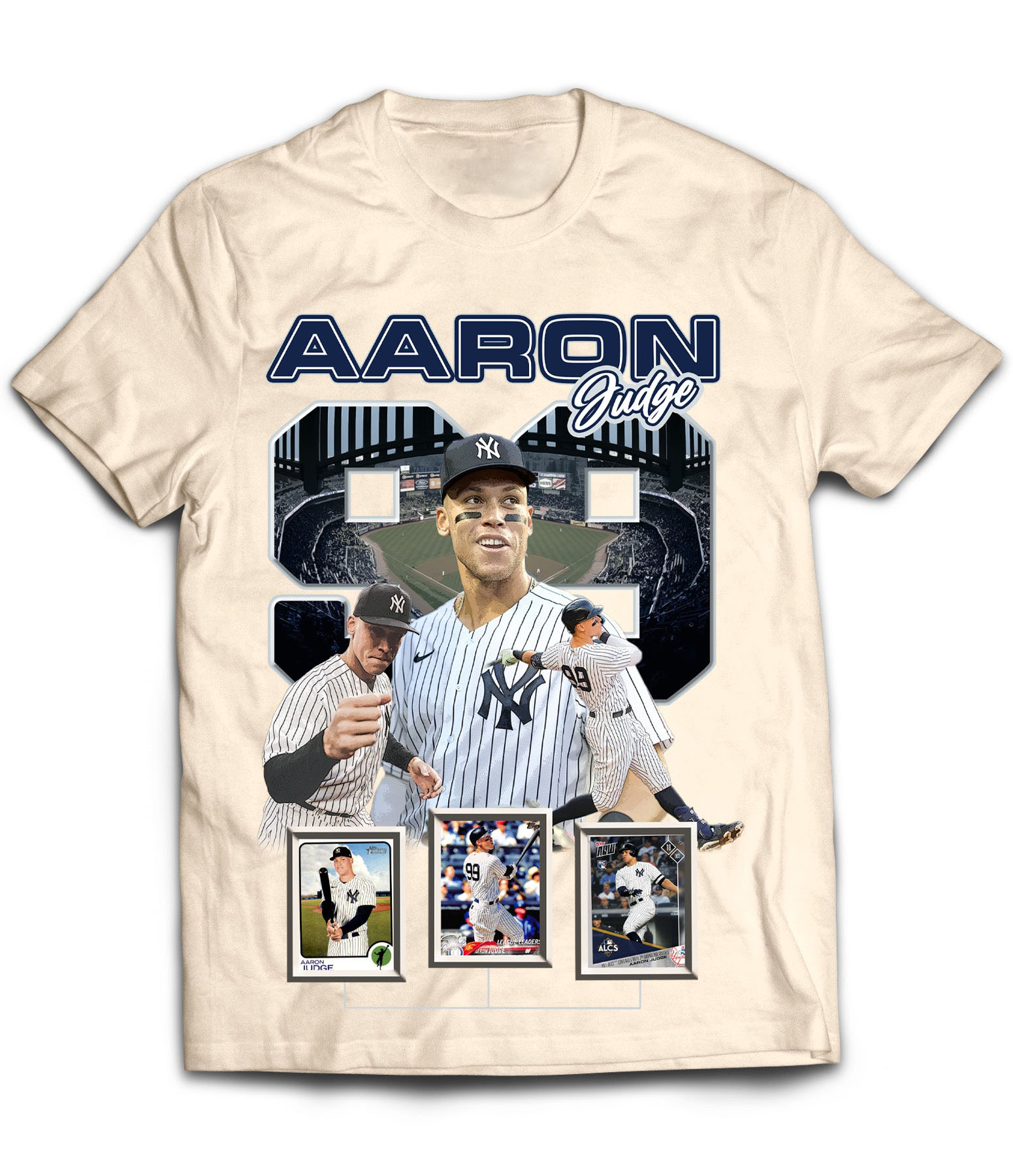 Aaron Judge 62 Home Run Record Vintage Bootleg Graphic T-Shirt