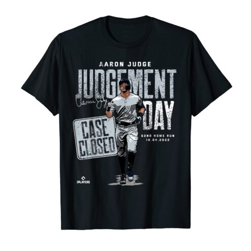 Aaron Judge 62nd Home Run Shirt - Judgement Day Baseball Graphic Tee