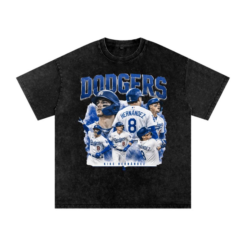 Vintage Kike Hernandez LA Dodgers Bootleg Graphic Tee