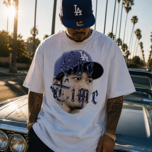 Shohei Ohtani Sho Time LA Airbrush Streetwear Graphic Tee