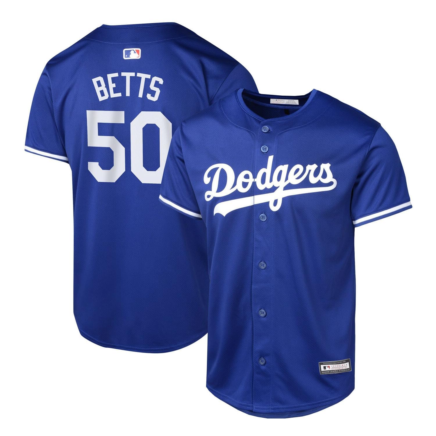 Mookie Betts #50 Los Angeles Dodgers Baseball Jersey | Royal Blue