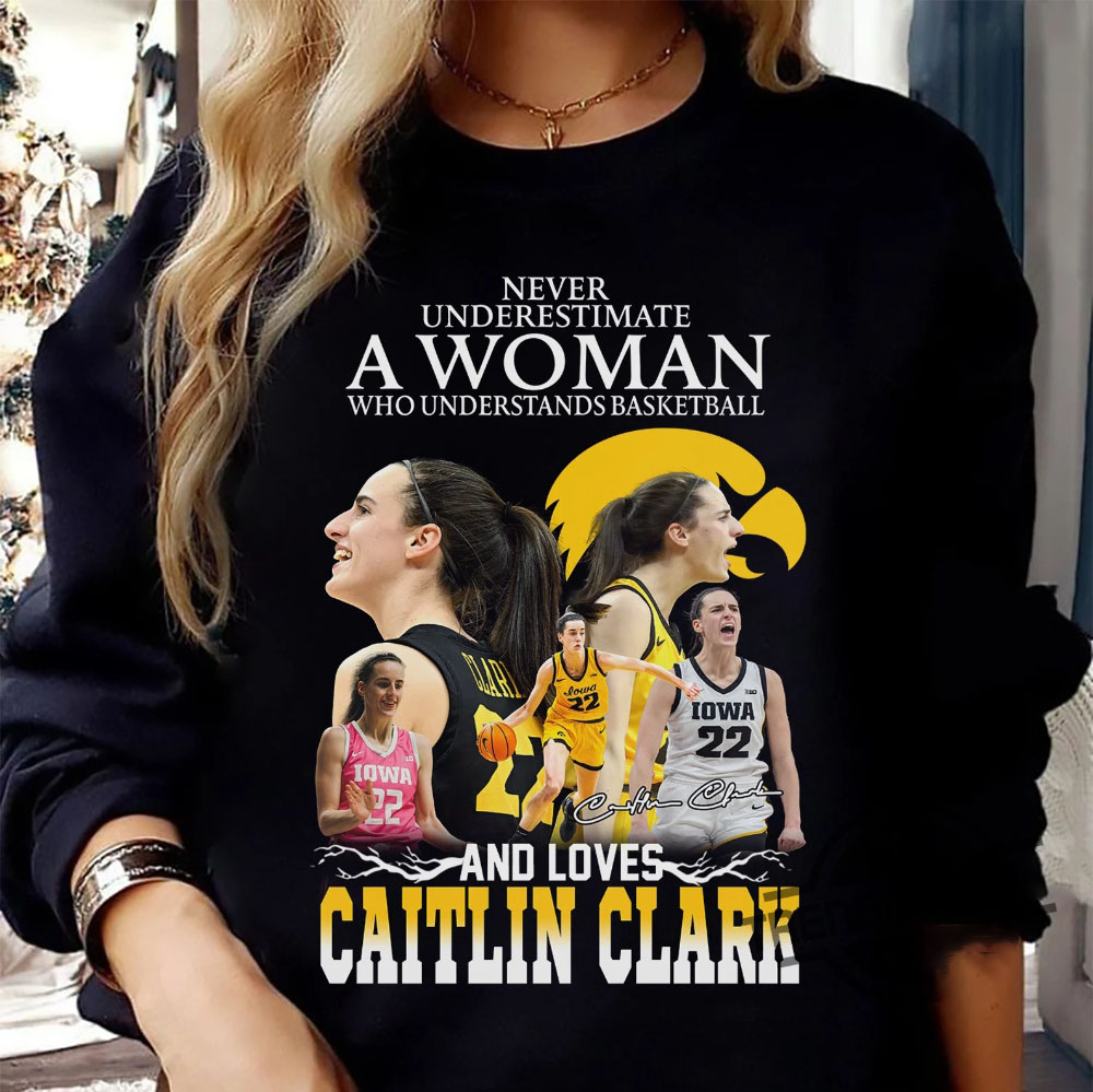 Caitlin Clark Iowa 22 Sweatshirt Women's Basketball Gear
