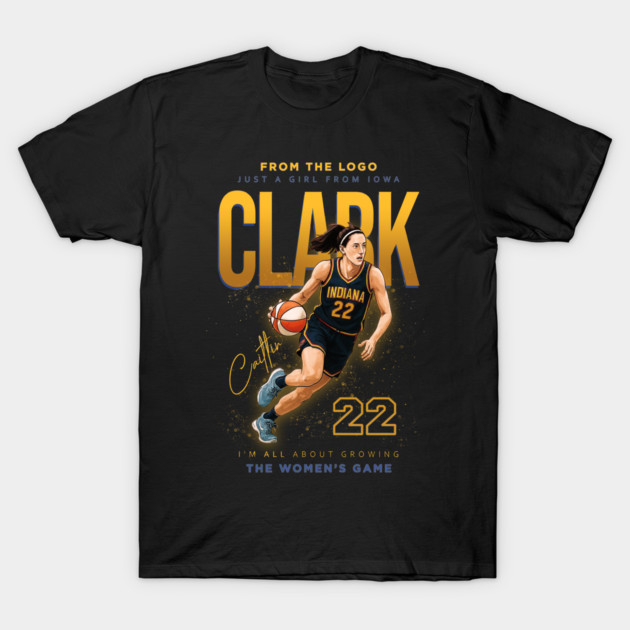 Caitlin Clark Indiana 22 From The Logo Shirt | Women's Hoops Fan Tee