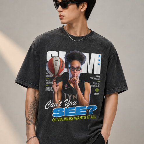 Olivia Miles Vintage SLAM Magazine Cover Graphic T-Shirt