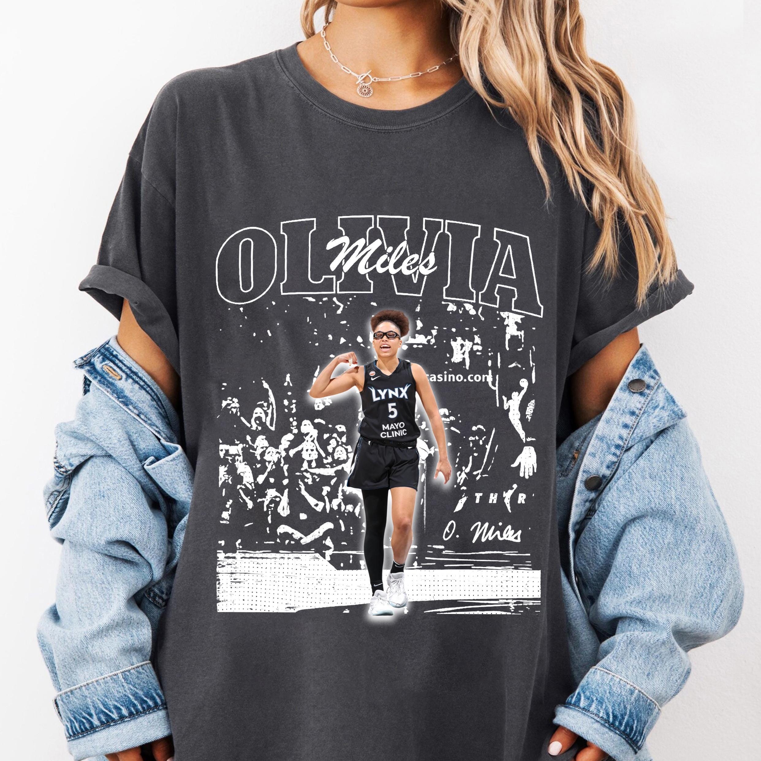 Vintage Olivia Miles Lynx Bootleg Graphic T-Shirt