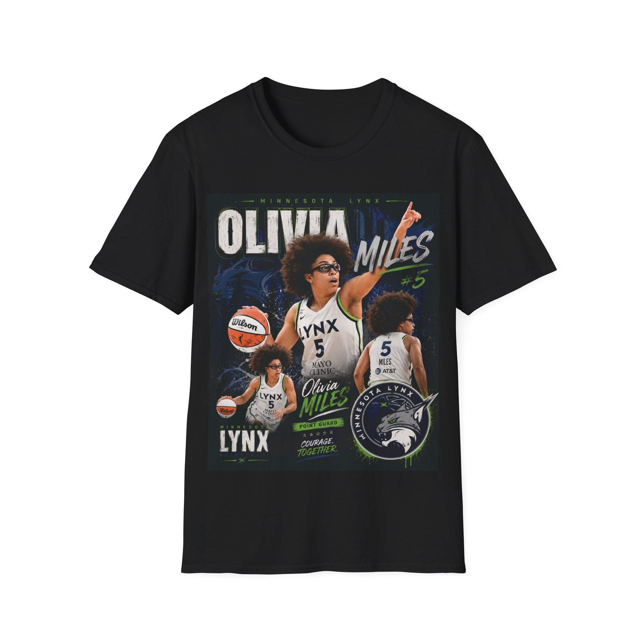 Olivia Miles Minnesota Lynx Vintage Collage Graphic T-Shirt
