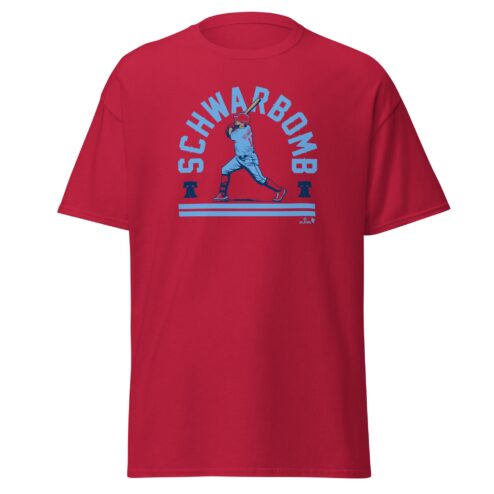 Kyle Schwarber Schwarbomb T-Shirt - Phillies Baseball Graphic Tee