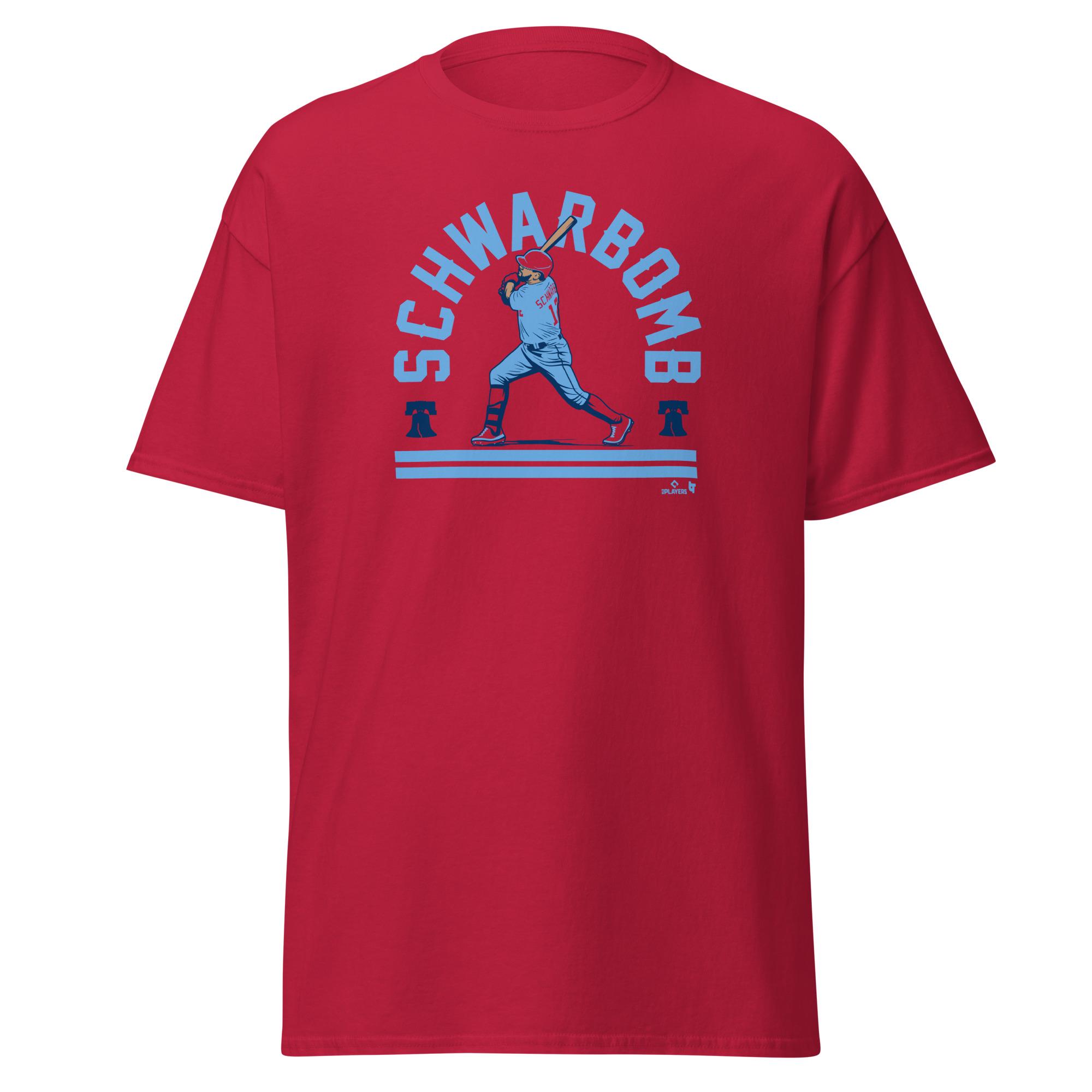 Kyle Schwarber Schwarbomb T-Shirt - Phillies Baseball Graphic Tee