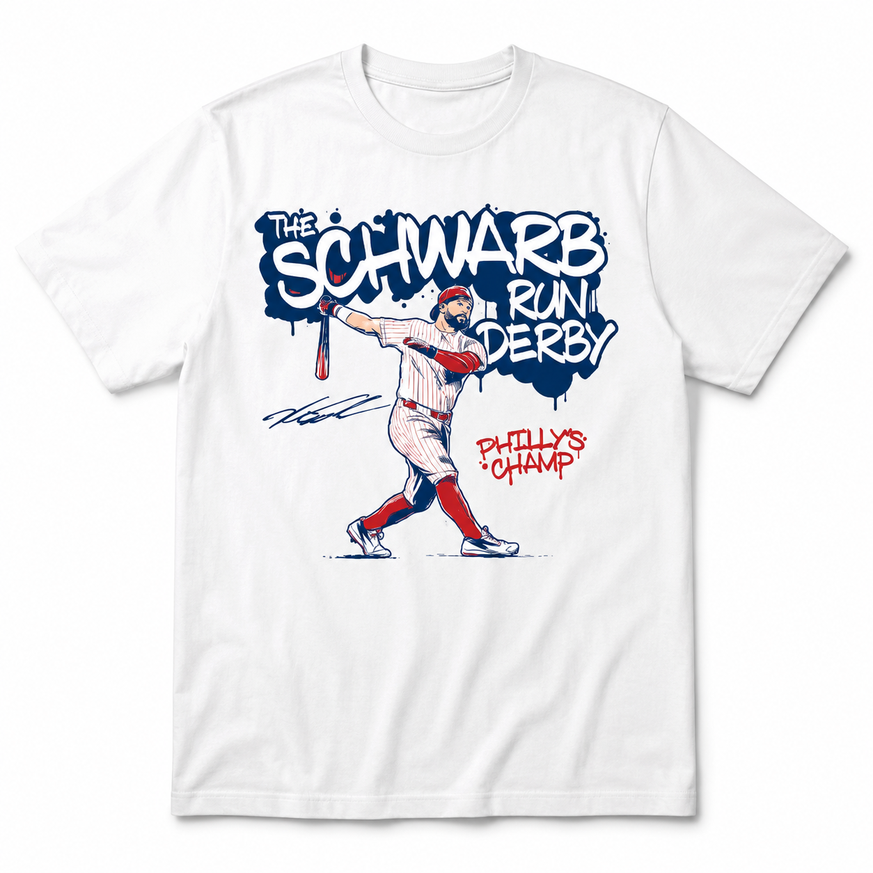 Kyle Schwarber 'Schwarb Run Derby' Graphic T-Shirt | Philly Baseball Tee