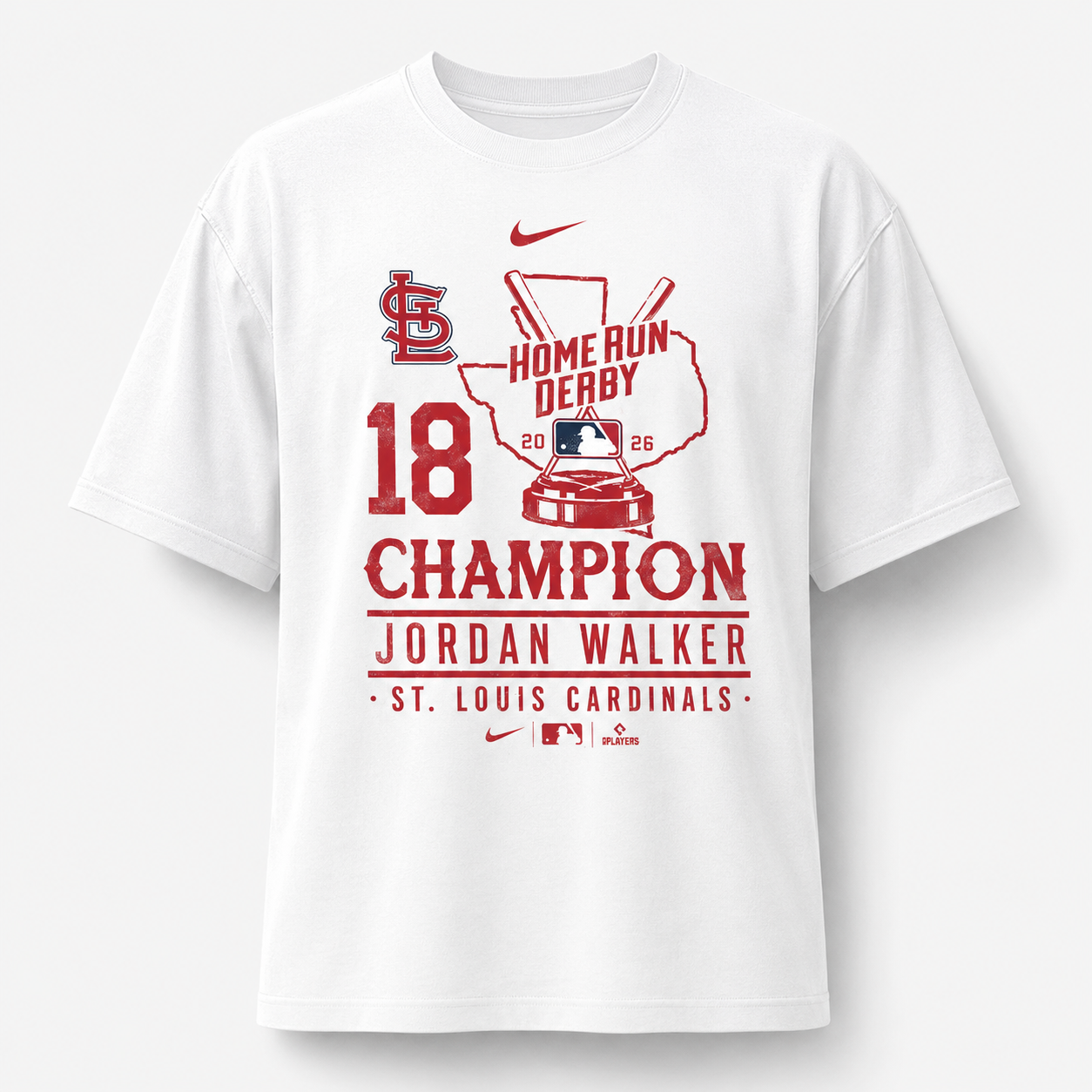 Jordan Walker 2026 Home Run Derby Champion Shirt | STL