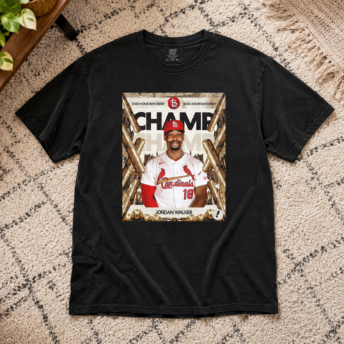 Jordan Walker 2028 Home Run Derby Champ Vintage Bootleg Baseball T-Shirt