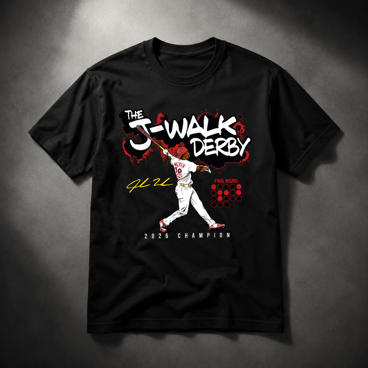 Jordan Walker J-Walk Derby 2026 Champion Baseball T-Shirt