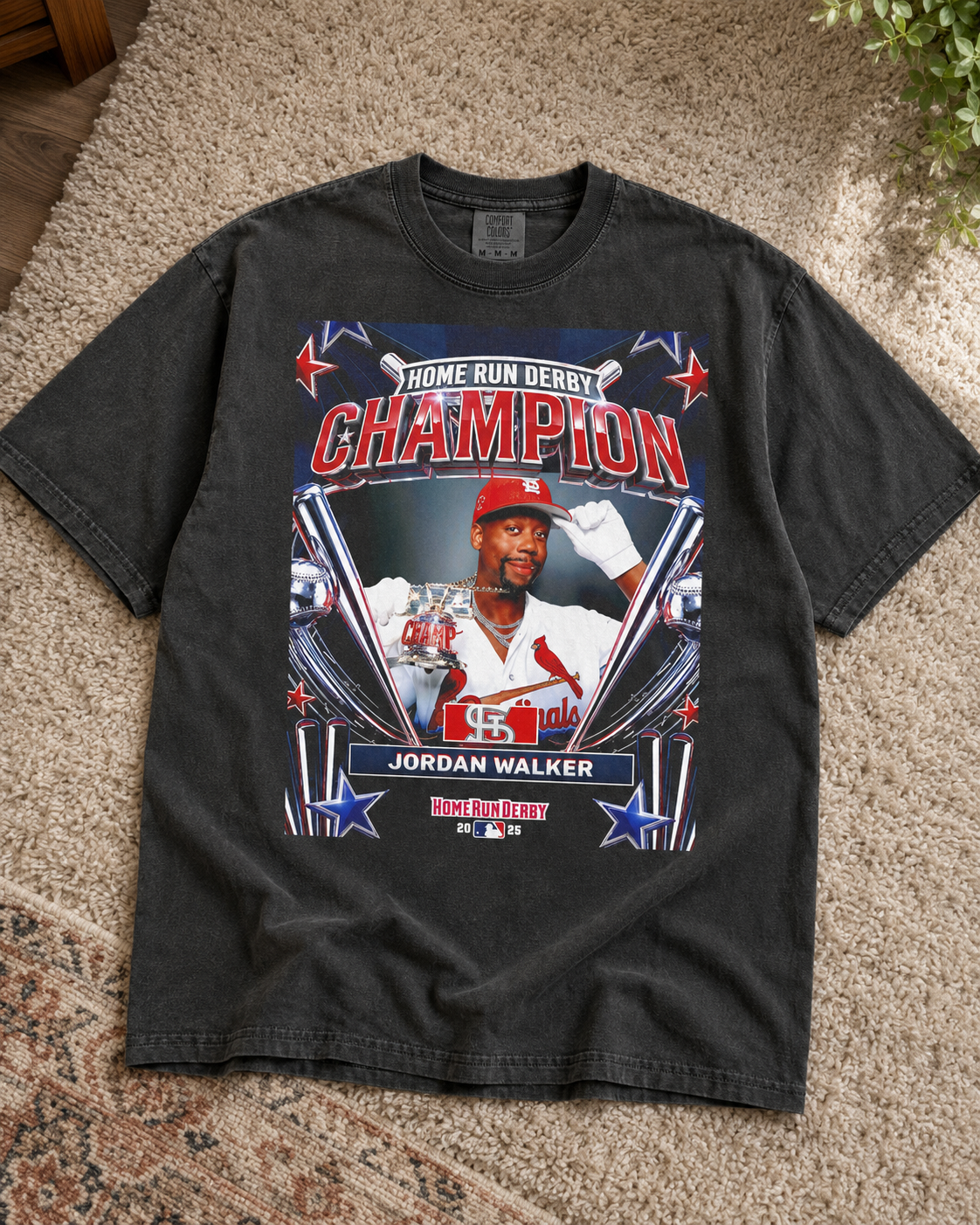 Jordan Walker 2025 Home Run Derby Champion Vintage T-Shirt