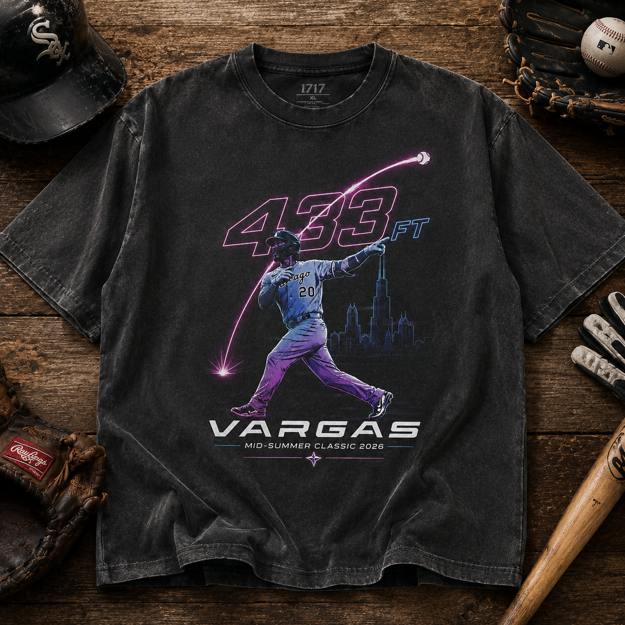 Miguel Vargas Chicago 20 Baseball T-Shirt - Mid-Summer Classic 2026 Tee