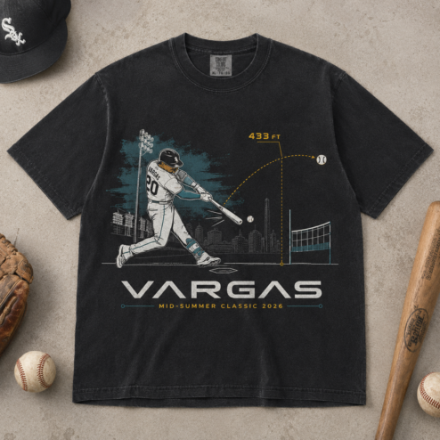 Miguel Vargas Mid-Summer Classic 2026 T-Shirt | Vintage Home Run Tee